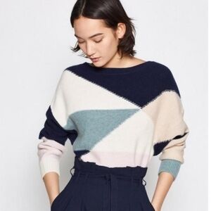 Joie wool-cashmere blend Megu Sweater in Porcelain Multi